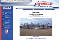Desktop Screenshot of airborneflag.com