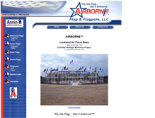 Tablet Screenshot of airborneflag.com